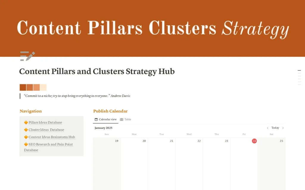 Content Pillar Strategy